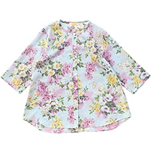 ルシヨン<br>七分袖ブラウス<br>JEROU-191065<br>ペールブルー