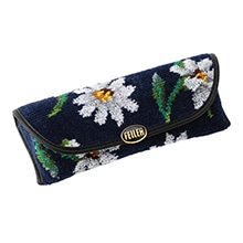 ホワイトマーガレット<br>メガネケース<br>WMG-191099<br>ネイビー